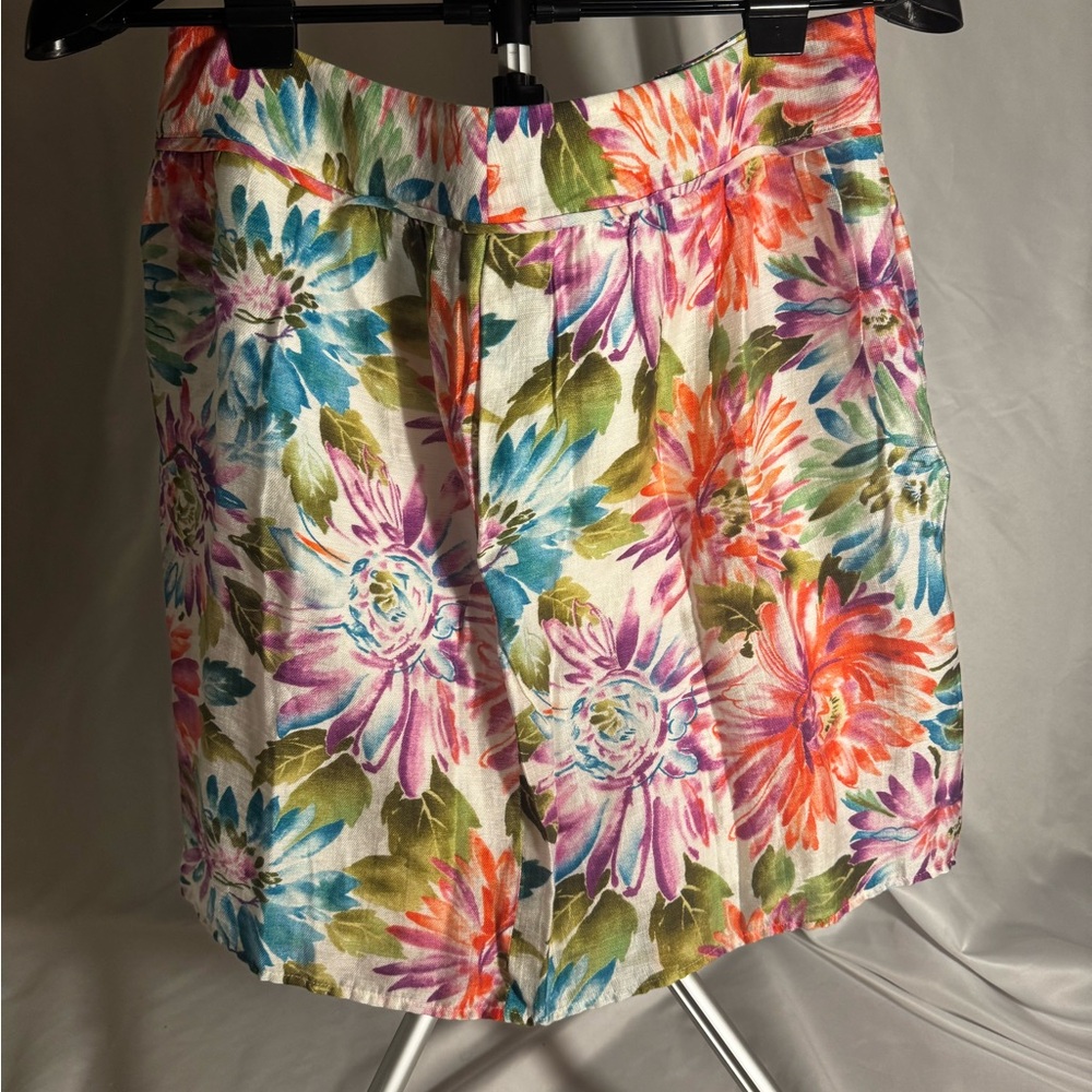 LOFT Floral Mini Skirt - Multicolor